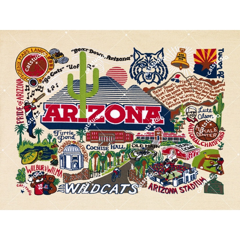 Arizona, University of Collegiate Fine Art Print