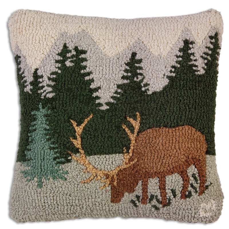 Mountain Elk – 18″ x 18″