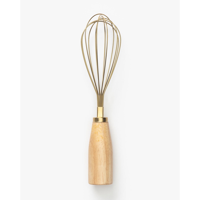 Stainless Steel Whisk with Wood Handle