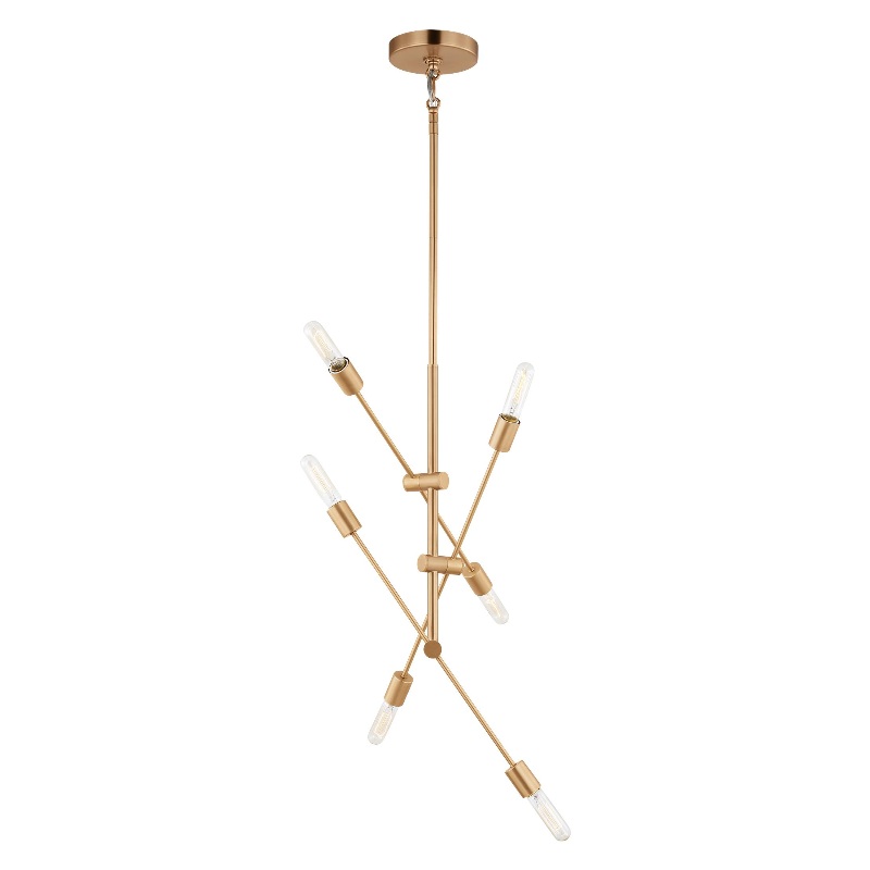 Visual Comfort 3100506EN7 Axis 6-lt 35″ LED Chandelier
