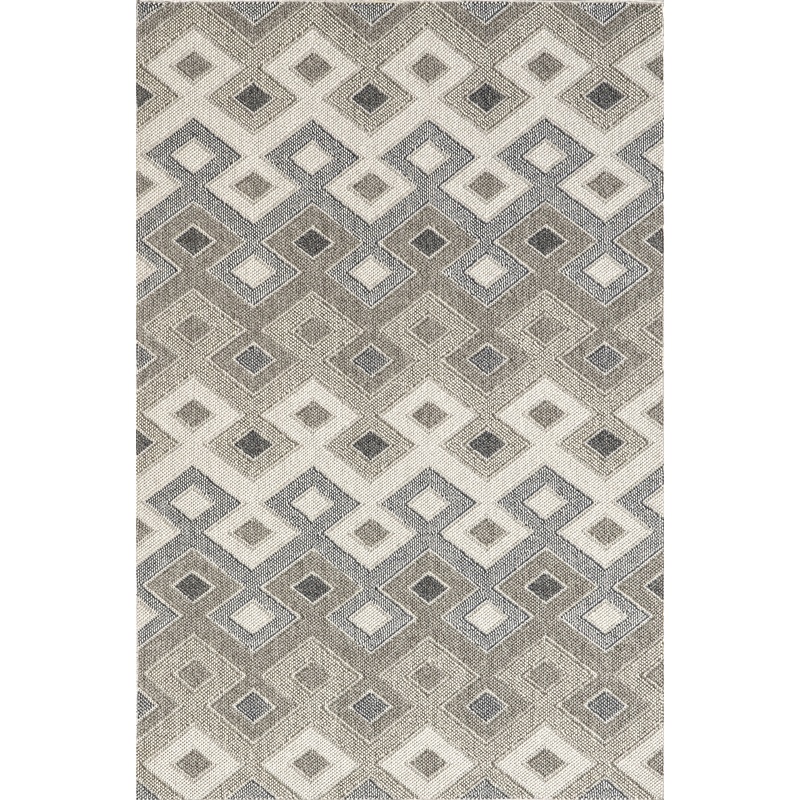 Charmaine Indoor/Outdoor Geometric Rug | Grey