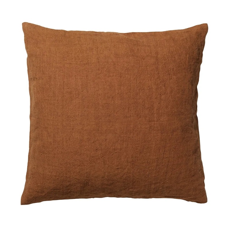 Luxury Light Linen Cushion – Toffee 50 x 50cm