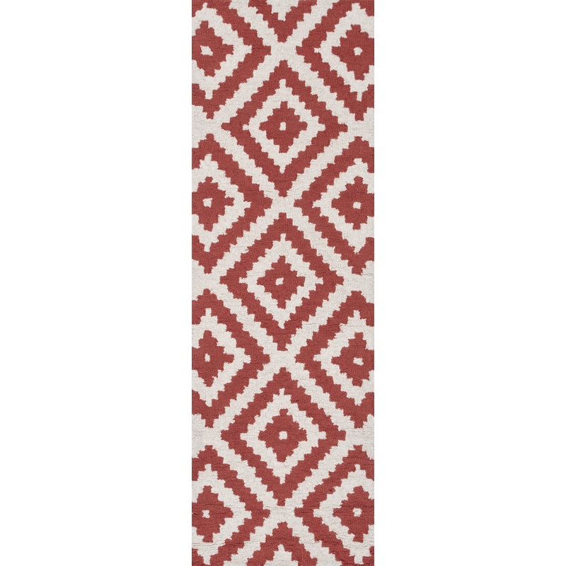 Scandinavia Diamond Rug | Rust