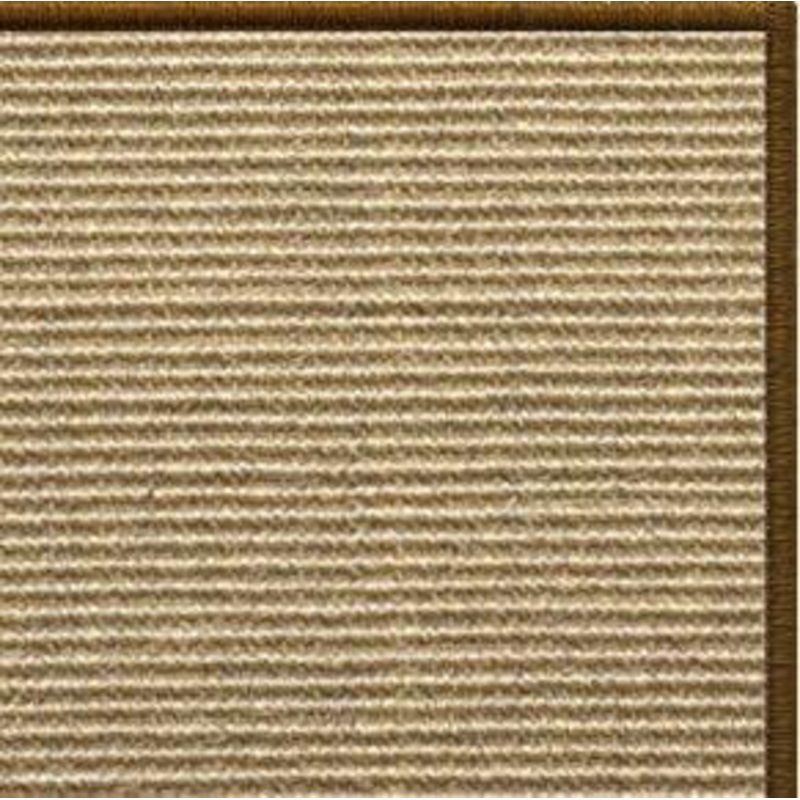 Bone Sisal Rug with Serged Border (Color 1048)