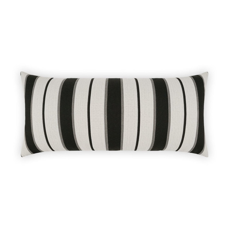 D.V. Kap 12″ x 24″ Outdoor Lumbar Pillow | Ebony
