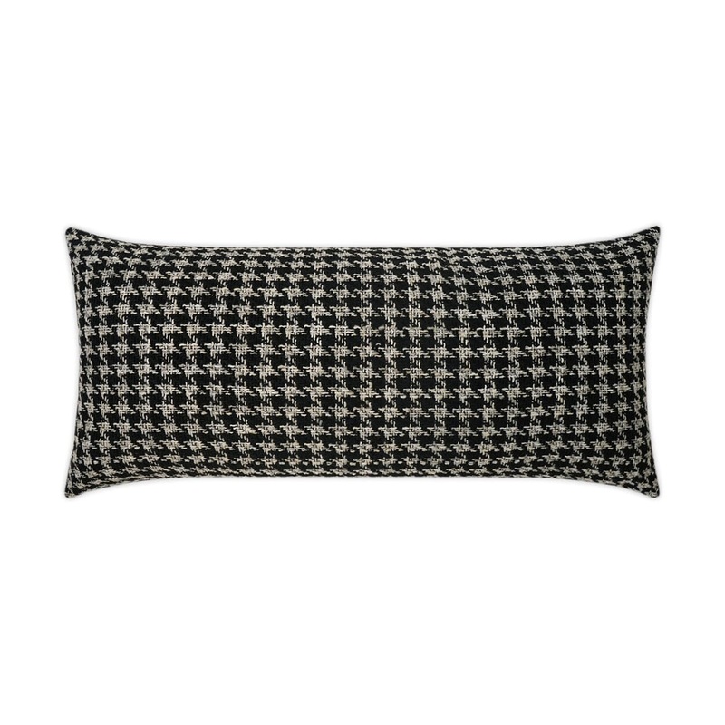 D.V. Kap 12″ x 24″ Outdoor Lumbar Pillow | Maxim Black