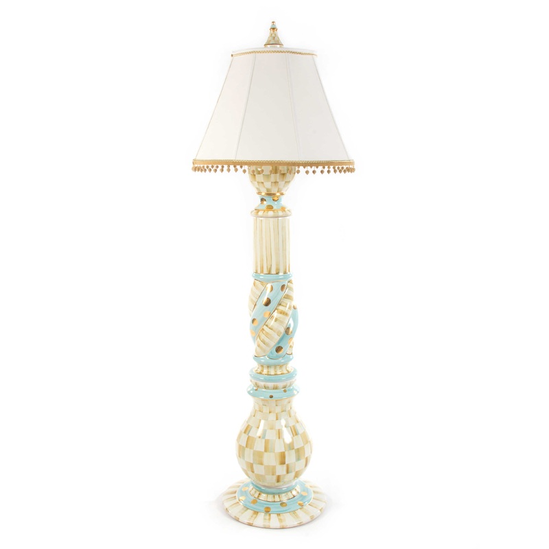 Parchment Check Floor Lamp SALE ITEM