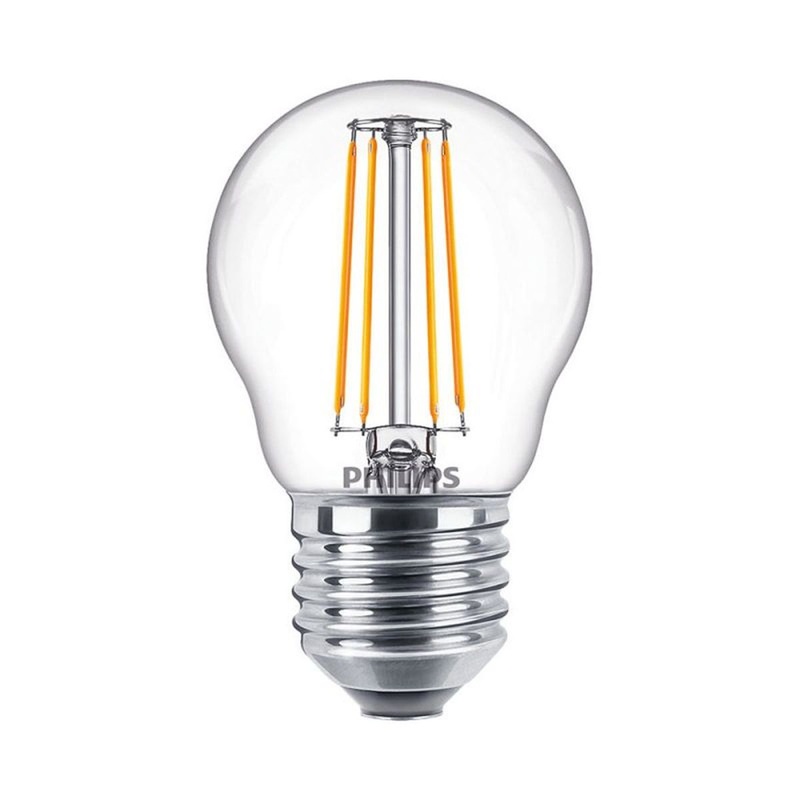 Philips Master Value LED Bulb E27 P45 Clear – 470lm 2700K – Dimmable