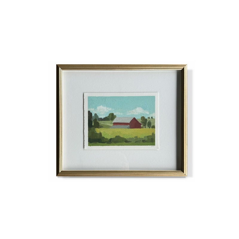 “Red Barn with Yellow”