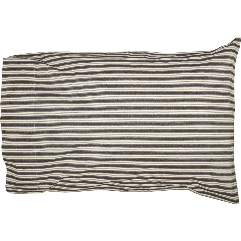 Ashmont Ticking Stripe Standard Pillow Case Set of 2 21×30