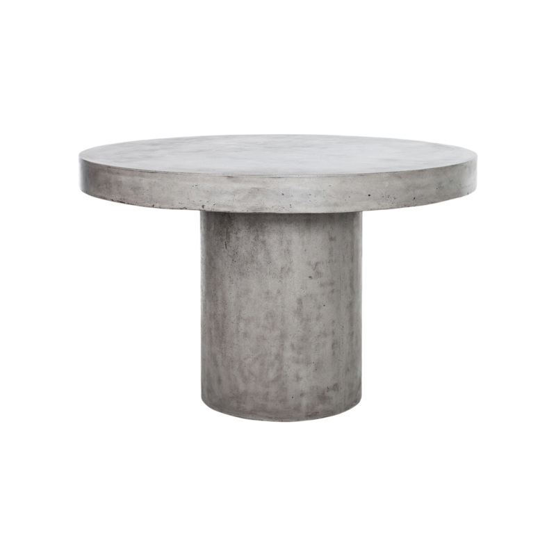 Cassi Outdoor Round Dining Table  – Grey
