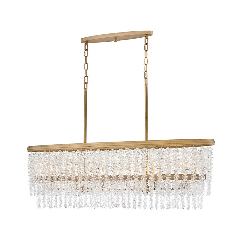 Fredrick Ramond FR41496 Rubina 6-lt 48″ LED Linear Chandelier