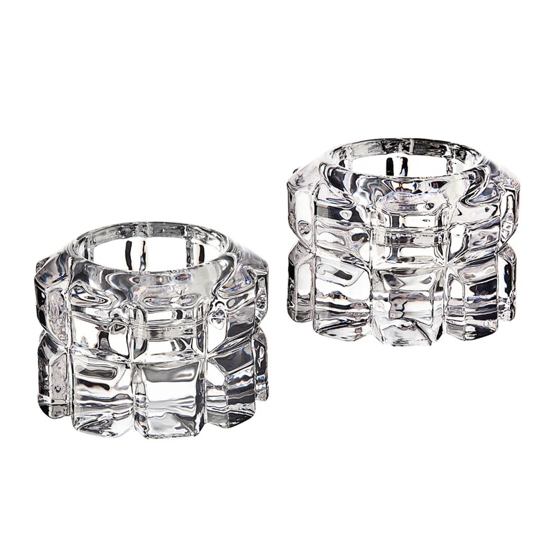 Godinger Diamante Votive Candle Holder, pair