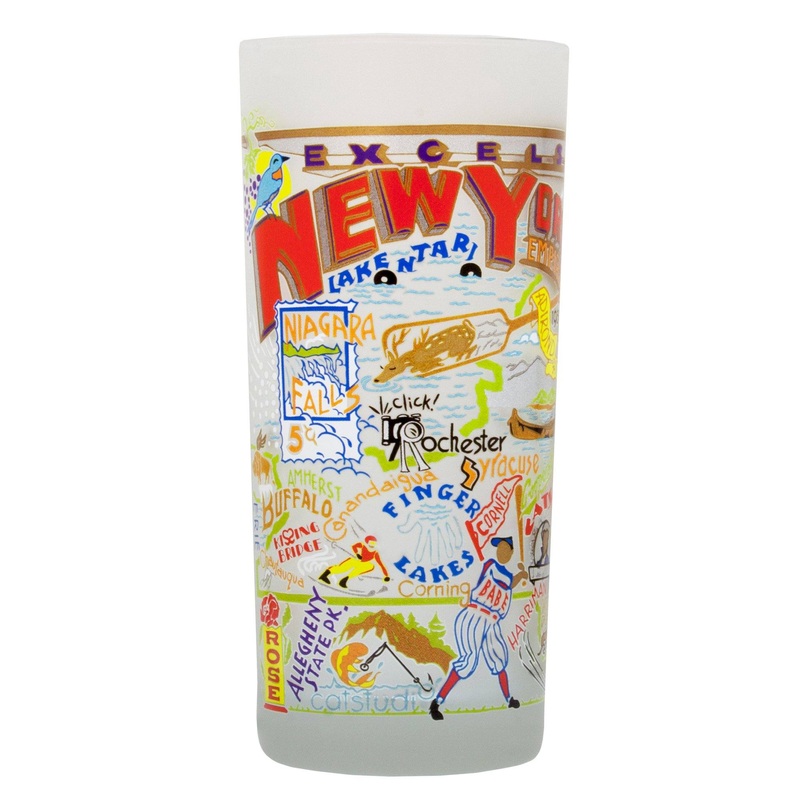 New York State Drinking Glass