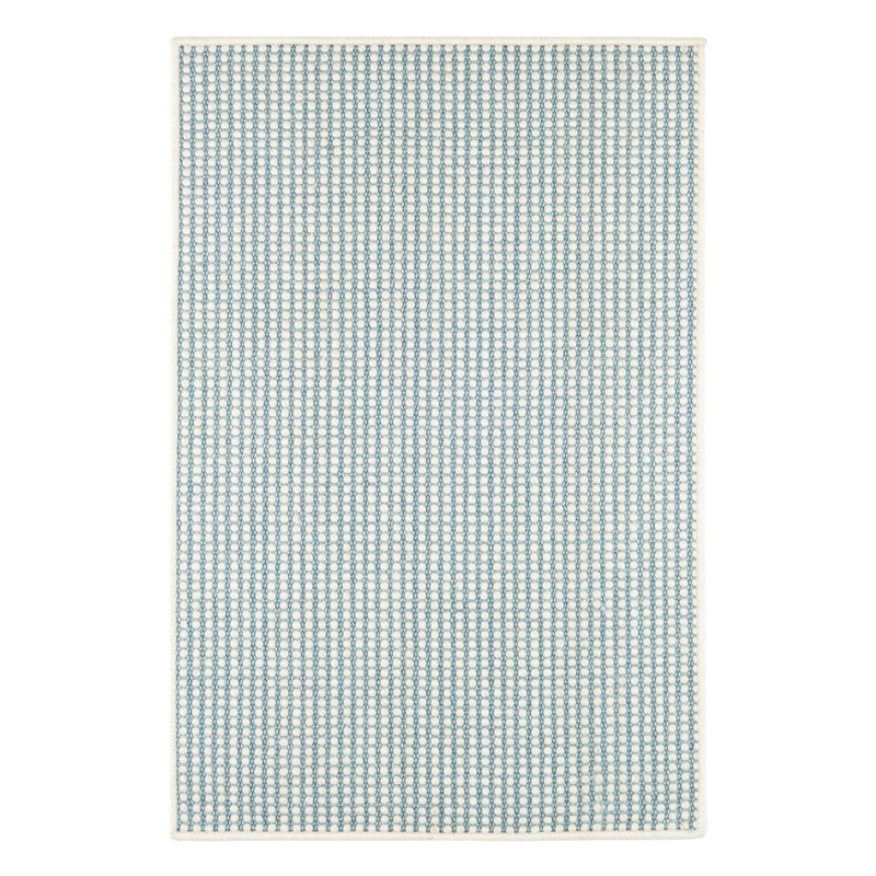Pixel Woven Sisal/Wool Custom Rug | Sky