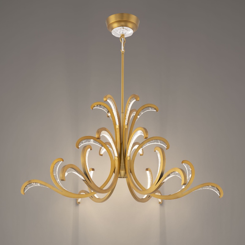 Schonbek Beyond BPD17539 Lombardy 6-lt 39″ LED Pendant, CCT Selectable