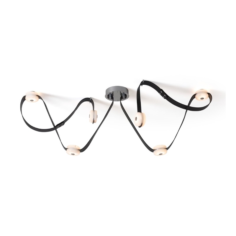 Hubbardton Forge 401315 SNAPS 6-lt 58″ LED Pendant