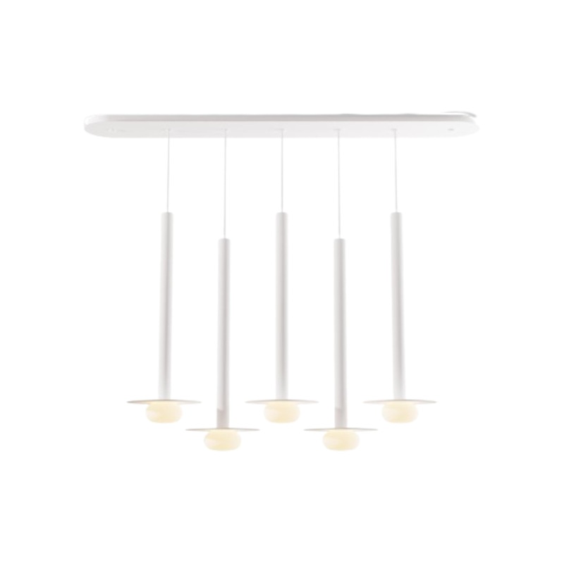 Koncept CMP-L5-S-24 Combi LED Pendant, Metal Plate with Frosted Glass Ball