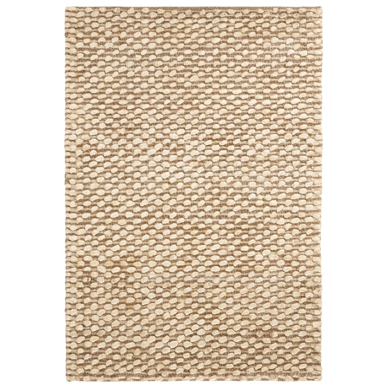 Textured Handwoven Jute Rug | Natural