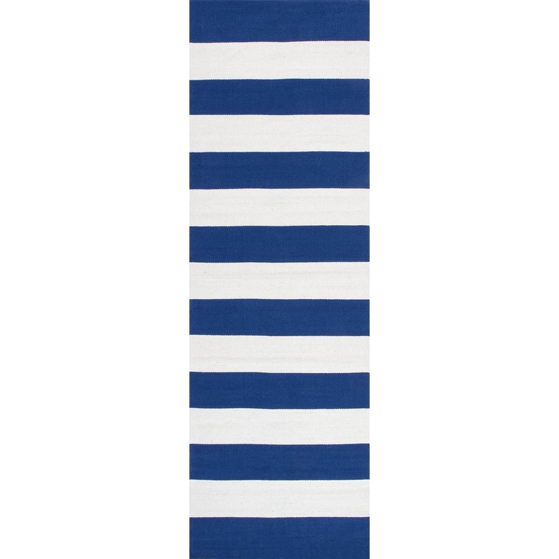 Flatwoven Regent Stripes Rug | Blue