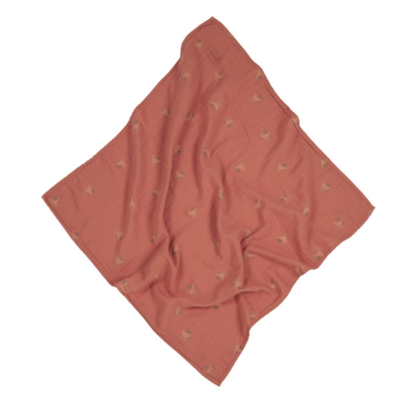 Wabi Sabi Birth Gift Swaddle Blossom Rosewood