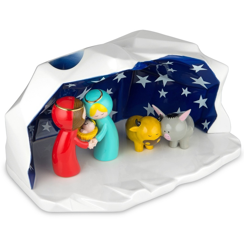 Alessi Figurine Happy Eternity Baby Nativity Set