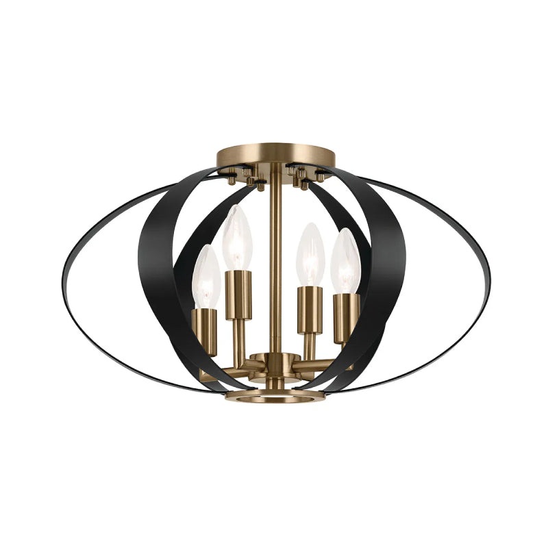 Kichler 52588 Cecil 4-lt 18″ Flush Mount