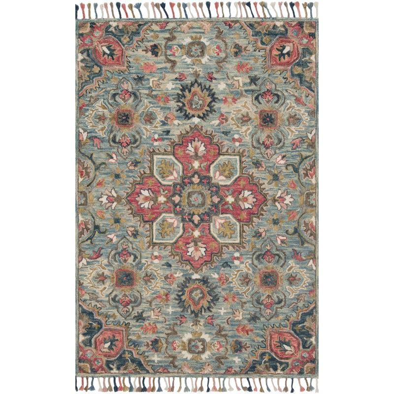 Loloi Zharah Rug | Light Blue / Multi