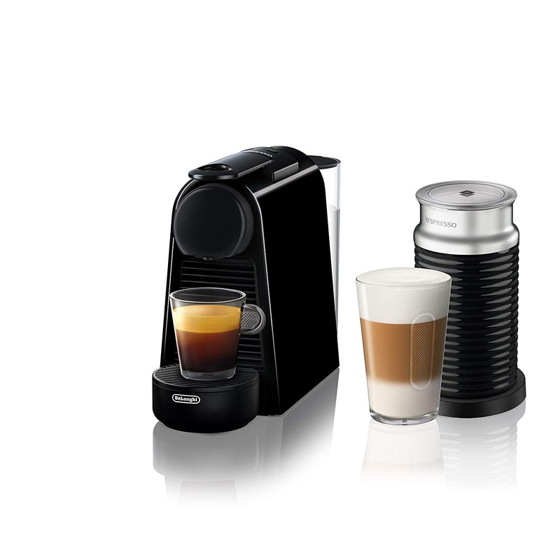 Nespresso Essenza Mini Espresso Machine by De’Longhi with Aeroccino Milk Frother