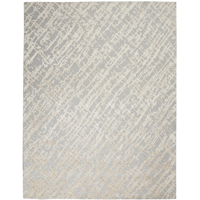 Nourison Divine 7’9″ x 9’9″ Sand Storm Modern Indoor Rug