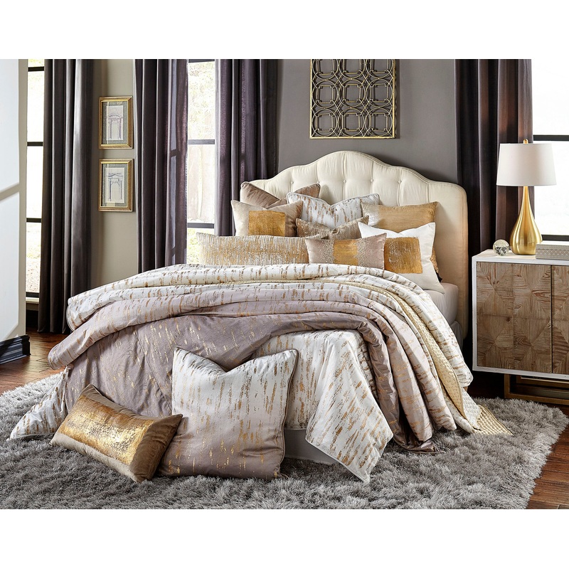 Raina Ivory Gold Duvet