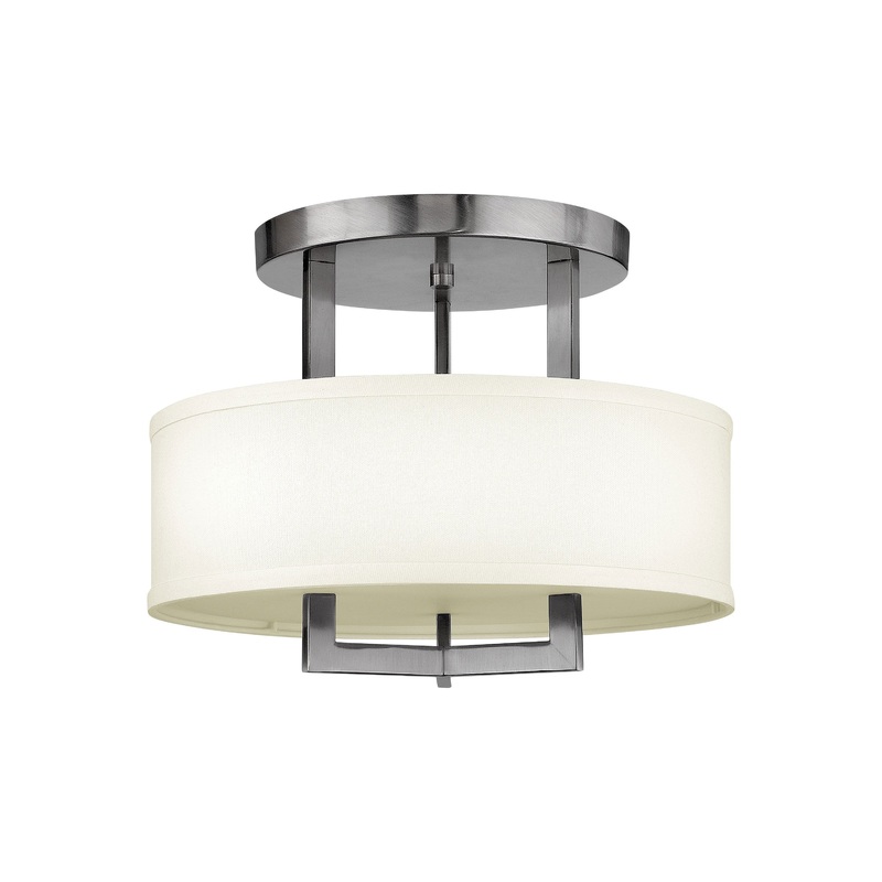Hampton Drum Semi-Flush Ceiling Light