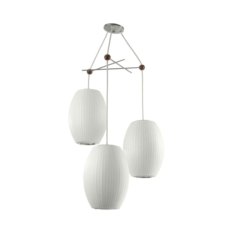 Nelson Triple Bubble Lamp Fixture