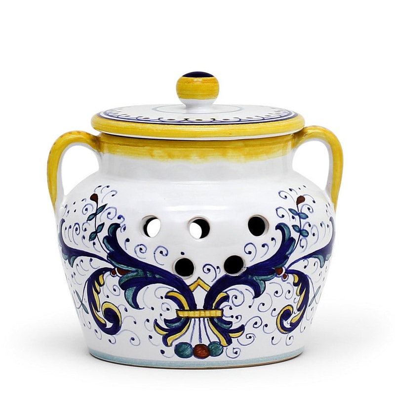 RICCO DERUTA CLASSICO: Garlic/Onion Jar Keeper with handles