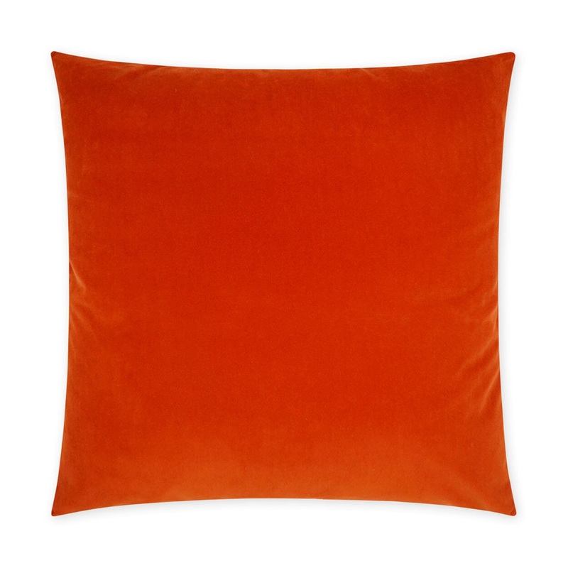 D.V. Kap  24″ x 24″ Decorative Throw Pillow | Posh Duo Orange