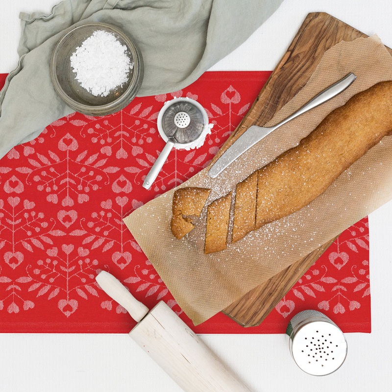 Julhjrtan Organic Cotton / Linen Woven Table & Kitchen Textiles Collection