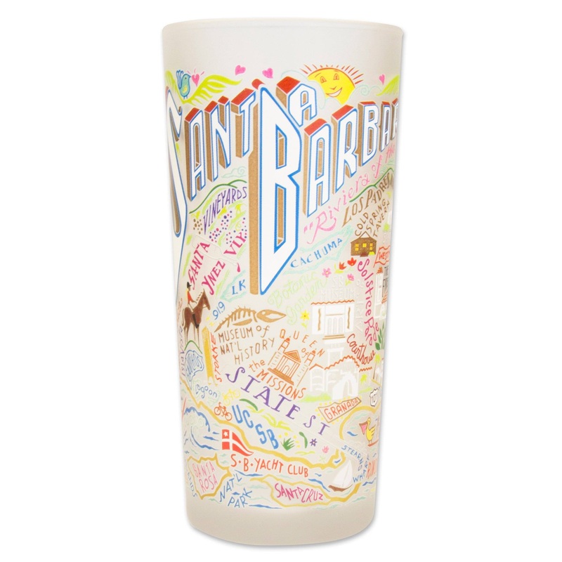 Santa Barbara Drinking Glass
