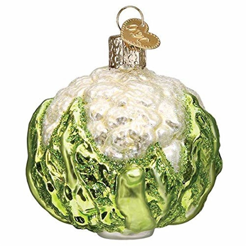 Old World Christmas Glass Blown Cauliflower Ornament