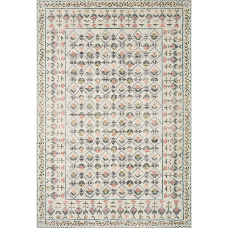 Rifle Paper Co. x Loloi Eden Rug | Lattice Ivory