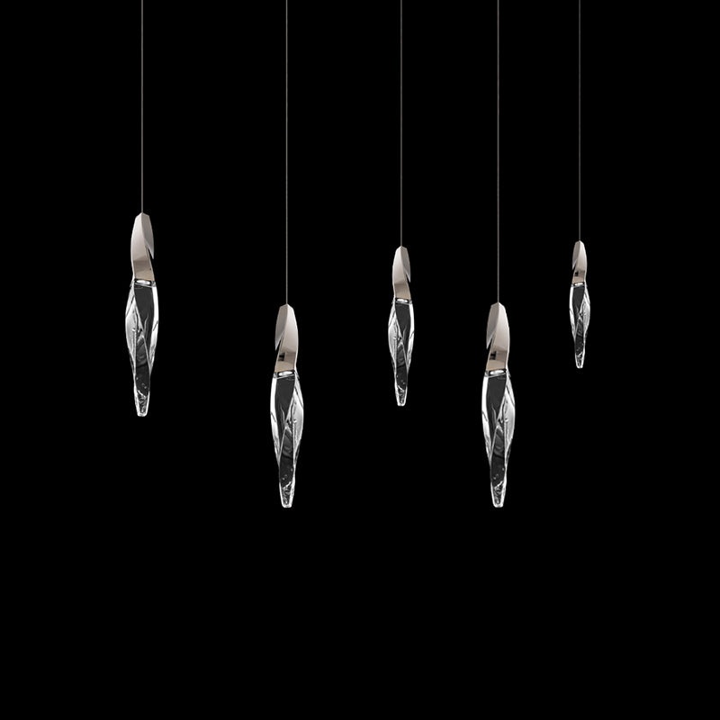 Schonbek Beyond BPD13205L Kindjal 5-lt 40″ LED Chandelier Linear Canopy