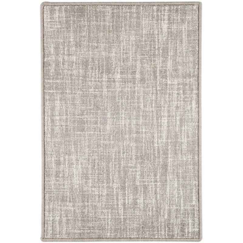 Crosshatch Hand Micro Hooked Wool Custom Rug | Dove Grey