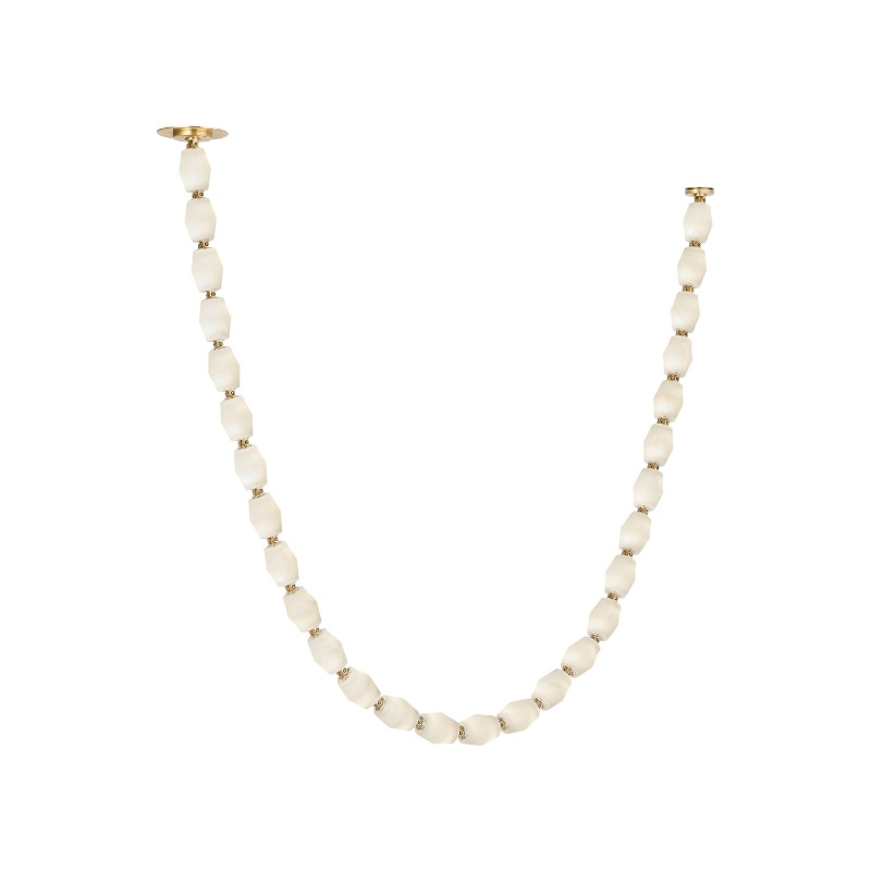 Visual Comfort SLCH553 Collier Alabaster 84 LED Chandelier with Surface Mount Driver