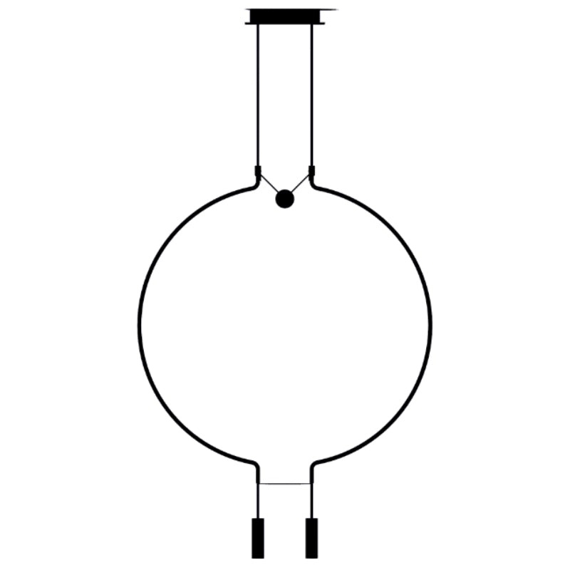 Axo USLIAIM2 Liaison 2-lt 32″ LED Pendant