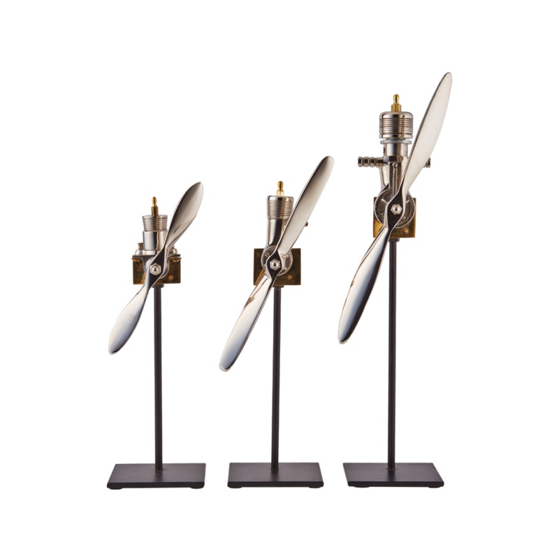 Airplane Engine Replica (Set of 3)