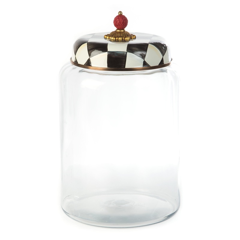 Courty Check Storage Canister – Biggest