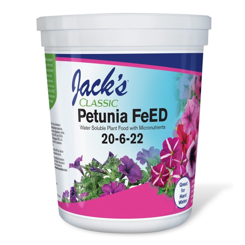 Jack’s Classic Water Soluble Petunia FeED Fertilizer, 20-6-22