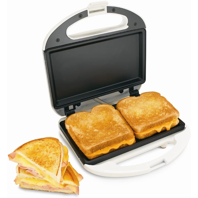 Proctor Silex NS Sandwich Maker Griddle, White