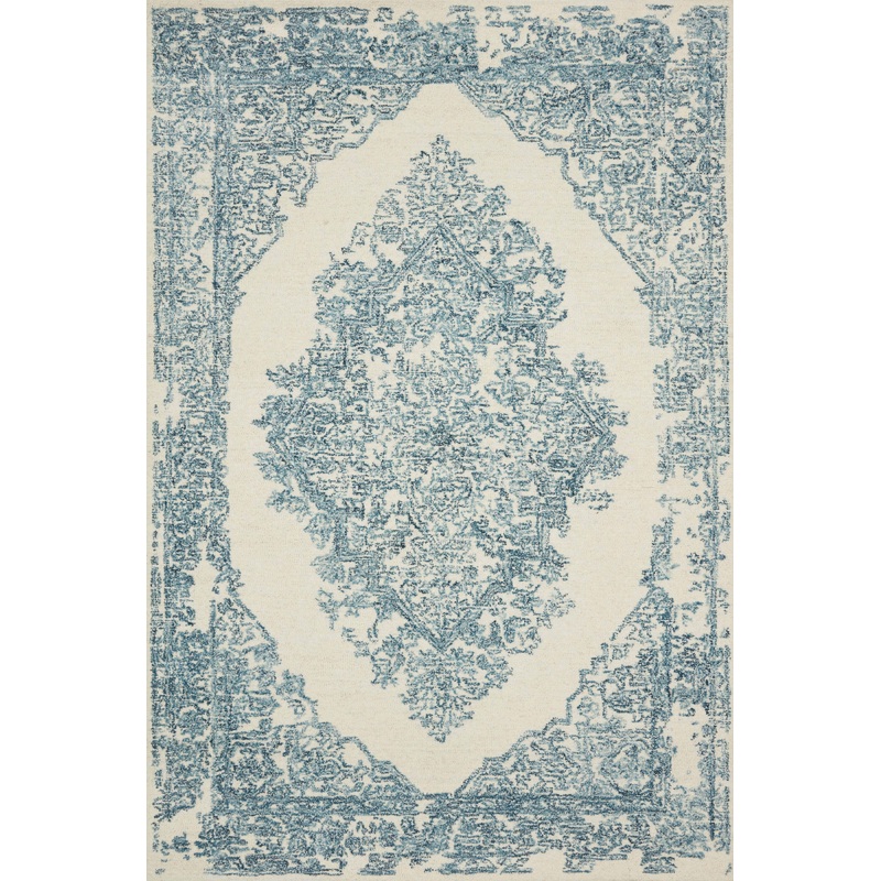 Magnolia Home by Joanna Gaines x Loloi Annie Rug | White / Blue