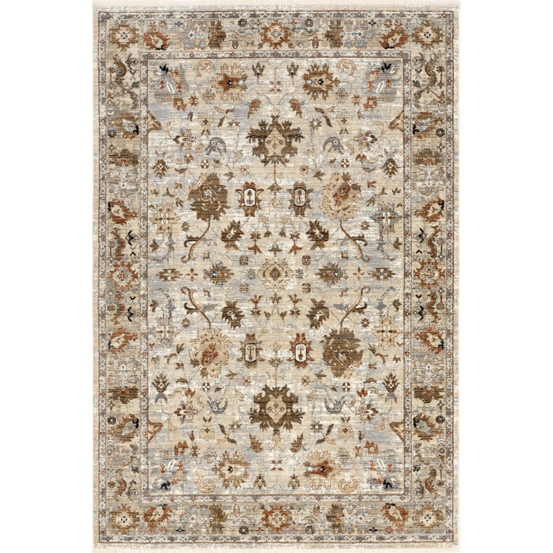 Harlee Vintage Floral Rug | Ivory
