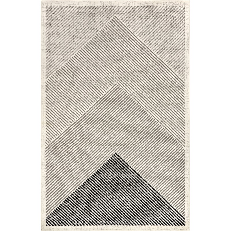 Mae Traverse Stripes Rug | Grey